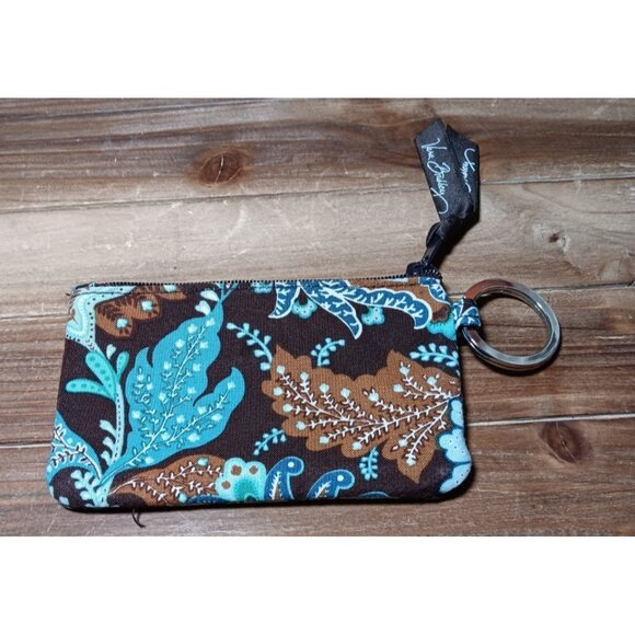 Vera Bradley Java Blue I.D. Coin Purse Travel Small Packable - Picture 5 of 9